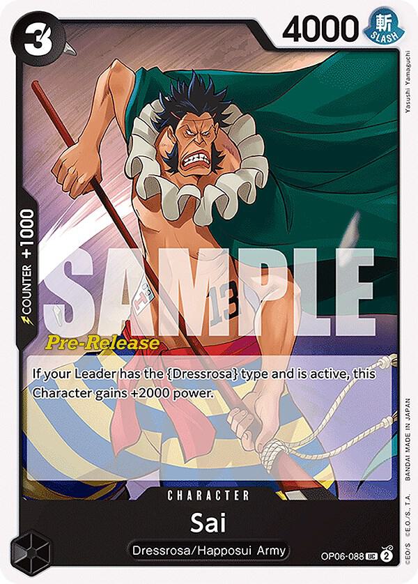 Sai OP06-088 One Piece card