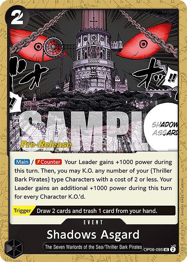 Shadows Asgard OP06-095 One Piece card