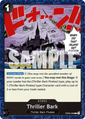 Thriller Bark (OP06P OP06-098) Promos: Wings of the Captain