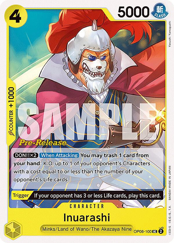 Inuarashi OP06-100 One Piece card
