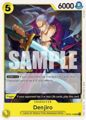Denjiro (OP06P OP06-109) Promos: Wings of the Captain