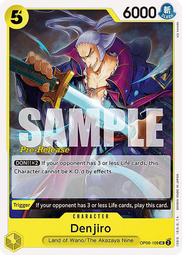 Denjiro OP06-109 One Piece card
