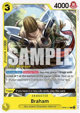 Braham (OP06P OP06-111) Promos: Wings of the Captain