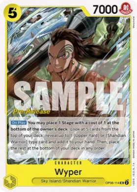 Wyper (OP06P OP06-114) Promos: Wings of the Captain