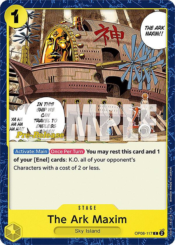 The Ark Maxim OP06-117 One Piece card