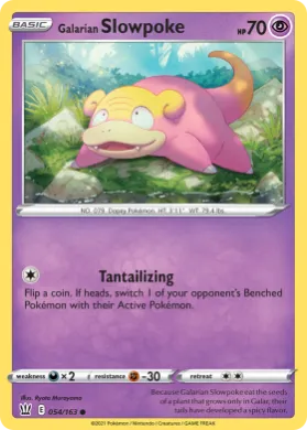 Galarian Slowpoke (BST 54) Battle Styles
