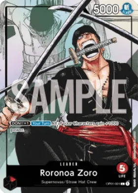 Roronoa Zoro (PB-XX OP01-001) Premium Bandai Products