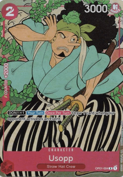 Usopp OP01-004 One Piece card