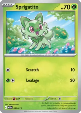 Sprigatito (M23 001) McDonald's Collection 2023