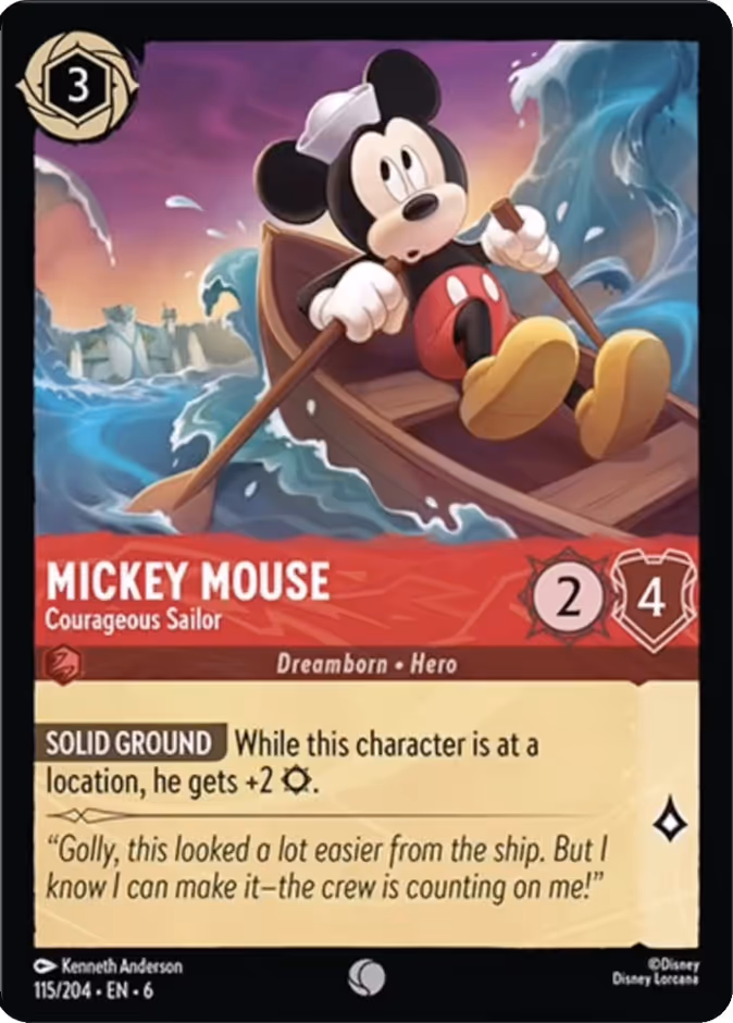 Mickey Mouse - Courageous Sailor 115/204