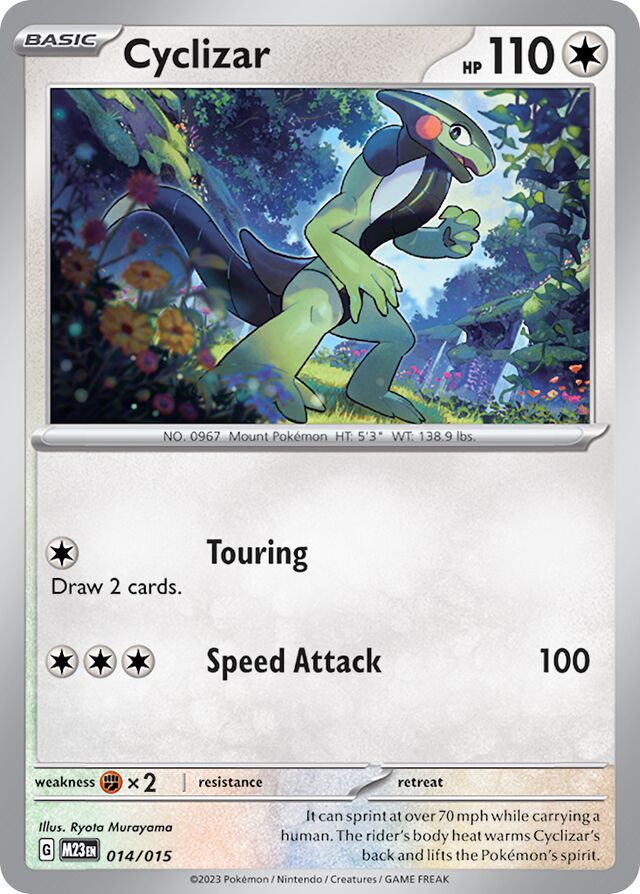 Cyclizar 014/15 McDonald's Collection 2023 Pokémon Karte