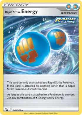 Rapid Strike Energy (BST 140) Battle Styles
