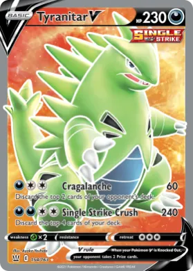 Tyranitar V (BST 154) Battle Styles