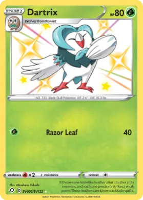 Dartrix (SHF SV002) Shining Fates