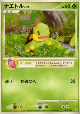 ナエトル (Turtwig) (PtR 001) Regigigas LV.X Collection Pack
