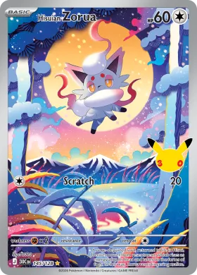 Hisuian Zorua (30C 145) 30th Celebration