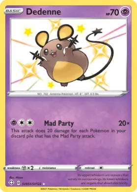 Dedenne (SHF SV051) Shining Fates