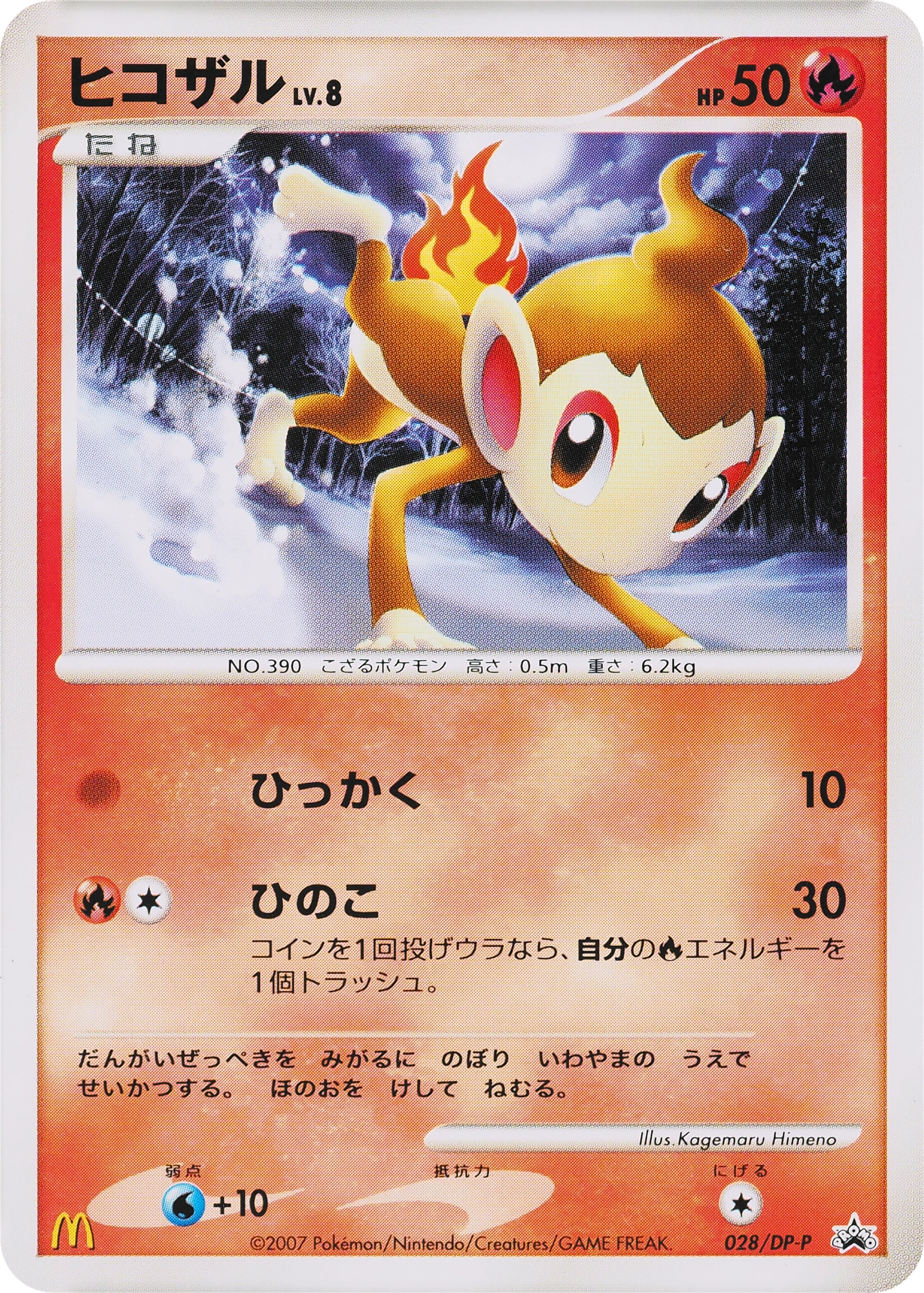 Chimchar Lv.8