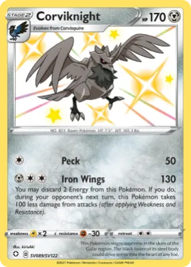 Corviknight (SHF SV089) Shining Fates