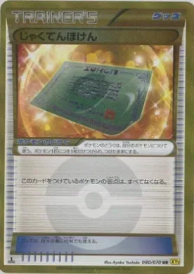 じゃくてんほけん (Weakness Policy) (XY5g 080) Gaia Volcano
