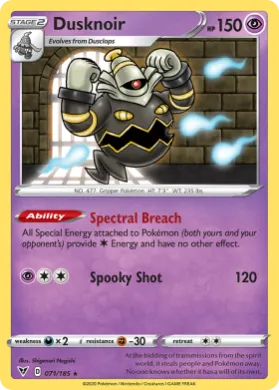 Dusknoir (VIV 71) Vivid Voltage