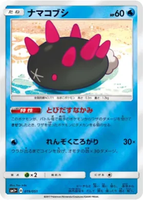 ナマコブシ (Pyukumuku) (SM2p 019) Sun & Moon Strengthening Expansion
