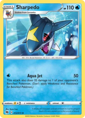 Sharpedo (CPA 12) Champion's Path