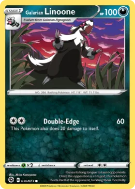 Galarian Linoone (CPA 36) Champion's Path
