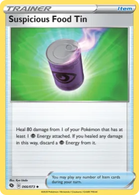 Suspicious Food Tin (CPA 66) Champion's Path