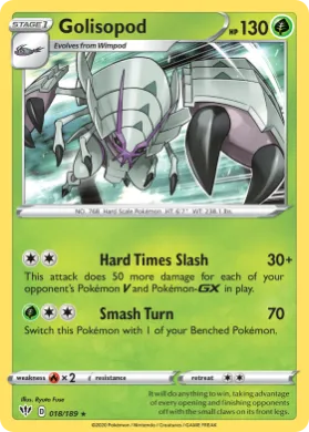 Golisopod (DAA 18) Darkness Ablaze