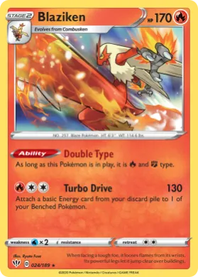 Blaziken (DAA 24) Darkness Ablaze