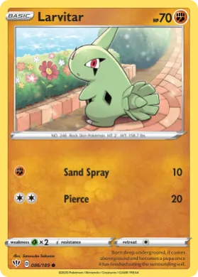 Larvitar (DAA 86) Darkness Ablaze