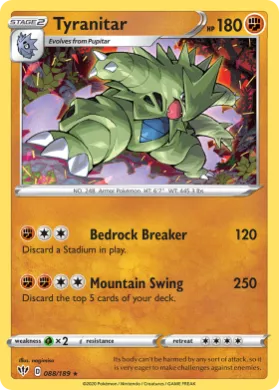 Tyranitar (DAA 88) Darkness Ablaze