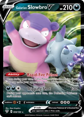 Galarian Slowbro V (DAA 99) Darkness Ablaze