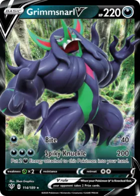 Grimmsnarl V (DAA 114) Darkness Ablaze