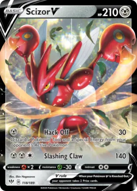 Scizor V (DAA 118) Darkness Ablaze