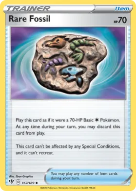 Rare Fossil (DAA 167) Darkness Ablaze