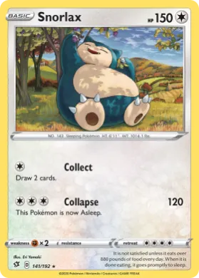 Snorlax (RCL 141) Rebel Clash