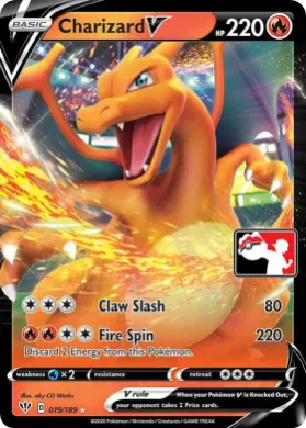 Charizard V ( 019/189) Play! Pokémon Prize Pack Series One