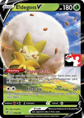 Eldegoss V ( 019/192) Play! Pokémon Prize Pack Series One