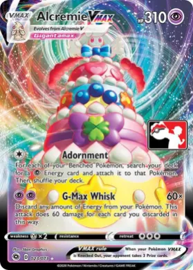 Alcremie VMAX ( 023/073) Play! Pokémon Prize Pack Series One