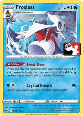 Froslass ( 036/198) Play! Pokémon Prize Pack Series One