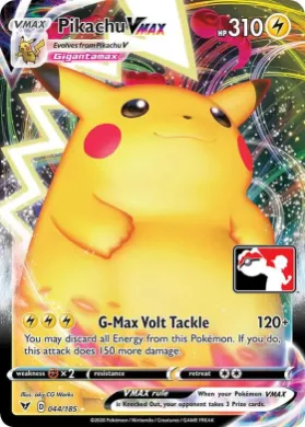 Pikachu VMAX ( 044/185) Play! Pokémon Prize Pack Series One