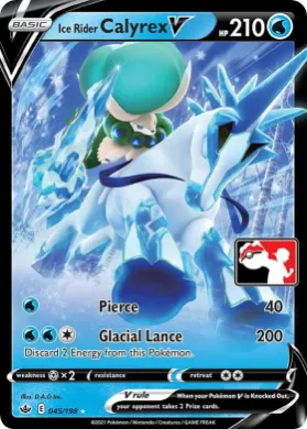 Ice Rider Calyrex V ( 045/198) Play! Pokémon Prize Pack Series One