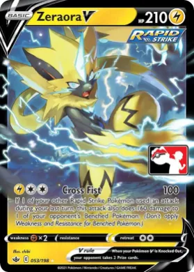 Zeraora V ( 053/198) Play! Pokémon Prize Pack Series One