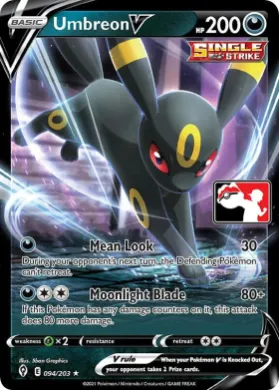 Umbreon V ( 094/203) Play! Pokémon Prize Pack Series One