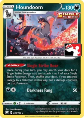 Houndoom ( 096/163) Play! Pokémon Prize Pack Series One