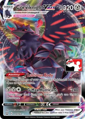 Corviknight VMAX ( 110/163) Play! Pokémon Prize Pack Series One