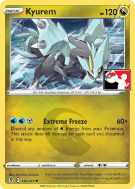 Kyurem ( 116/203) Play! Pokémon Prize Pack Series One