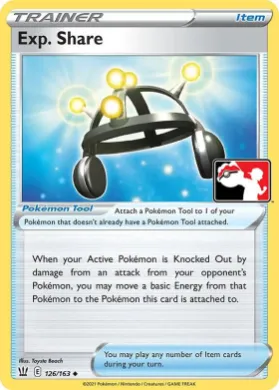 Exp. Share ( 126/163) Play! Pokémon Prize Pack Series One